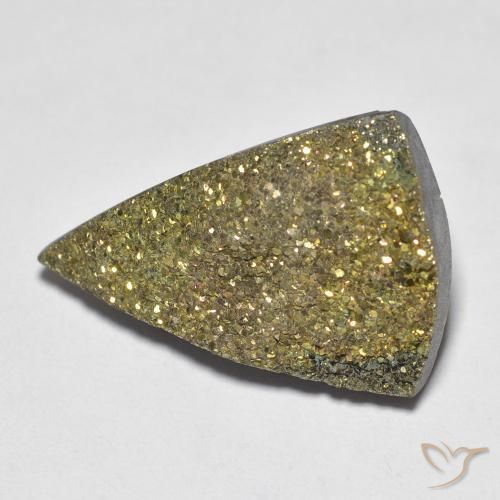11.05ct 자연스러운 다색 레인보우 파이라이트, 일조, 불투명체