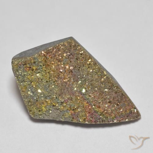 7.52ct 자연스러운 다색 레인보우 파이라이트, 팬시한, 불투명체