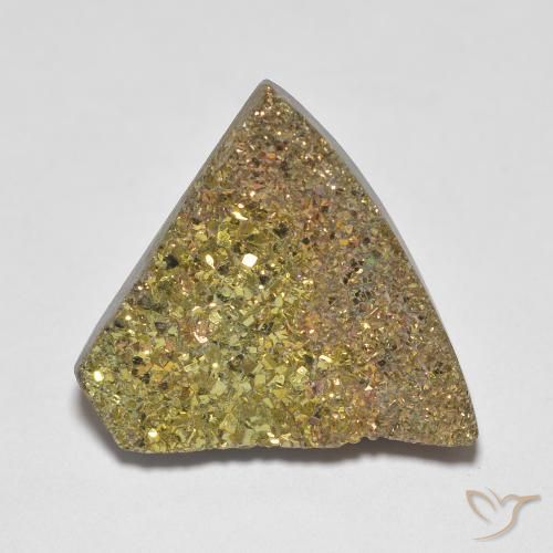 10.04ct 자연스러운 다색 레인보우 파이라이트, 팬시한, 불투명체