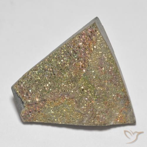 19.72ct 자연스러운 다색 레인보우 파이라이트, 팬시한, 불투명체