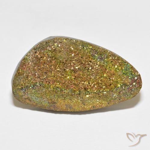 36.25ct 자연스러운 다색 레인보우 파이라이트, 팬시한, 불투명체