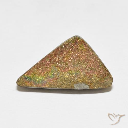 10.28ct 자연스러운 다색 레인보우 파이라이트, 팬시한, 불투명체