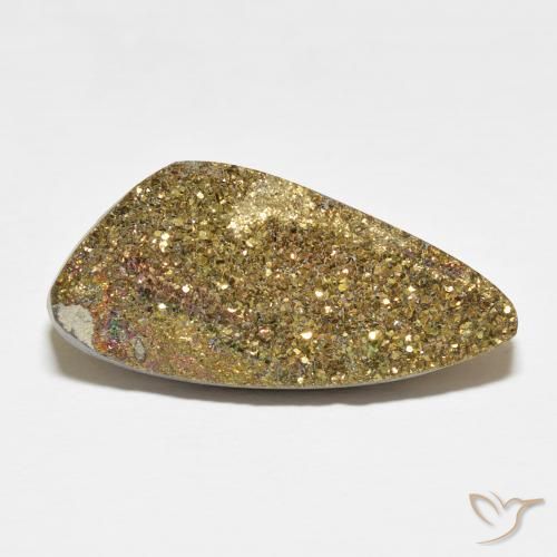 16.56ct 자연스러운 다색 레인보우 파이라이트, 팬시한, 불투명체