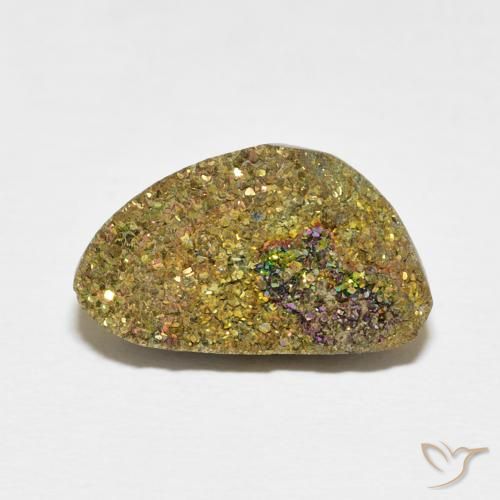 8.38ct 자연스러운 다색 레인보우 파이라이트, 팬시한, 불투명체
