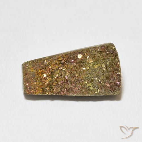 4.97ct 자연스러운 다색 레인보우 파이라이트, 팬시한, 불투명체