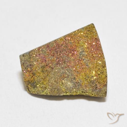 5.02ct 자연스러운 다색 레인보우 파이라이트, 팬시한, 불투명체
