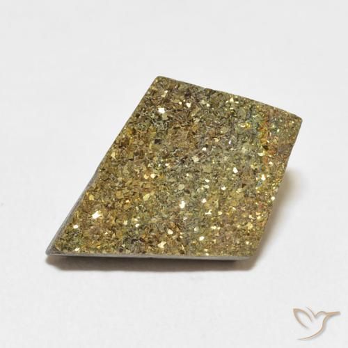 6.51ct 자연스러운 다색 레인보우 파이라이트, 팬시한, 불투명체