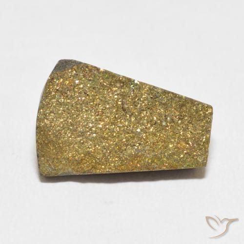 6.39ct 자연스러운 다색 레인보우 파이라이트, 팬시한, 불투명체