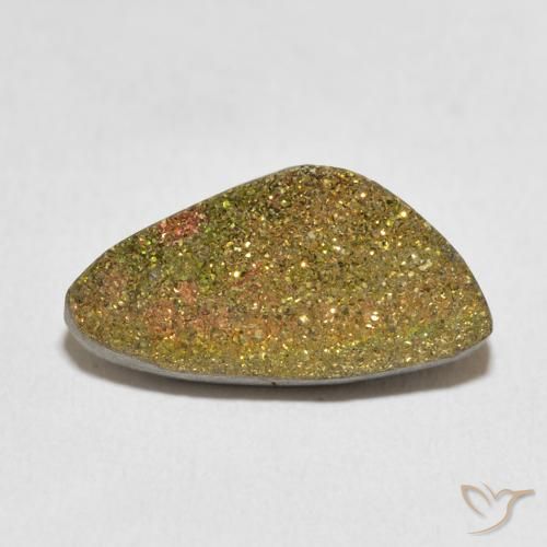 7.15ct 자연스러운 다색 레인보우 파이라이트, 팬시한, 불투명체