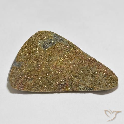 30.17ct 자연스러운 다색 레인보우 파이라이트, 팬시한, 불투명체