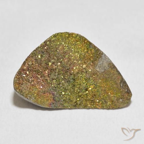 7.89ct 자연스러운 다색 레인보우 파이라이트, 팬시한, 불투명체