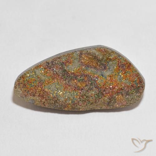 21.38ct 자연스러운 다색 레인보우 파이라이트, 팬시한, 불투명체