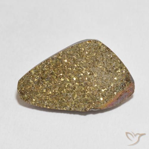 10.13ct 자연스러운 다색 레인보우 파이라이트, 팬시한, 불투명체