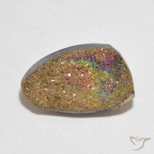 9.54ct 자연스러운 다색 레인보우 파이라이트, 팬시한, 불투명체