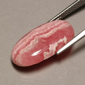 13.08캐럿 천연 멀티컬러 로도크로사이트, 타원형 컷, 21.6×12 mm, 불투명체