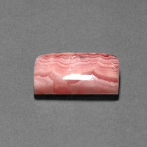 6.37캐럿 천연 멀티컬러 로도크로사이트, 바게트, 14×8.4 mm, 불투명체