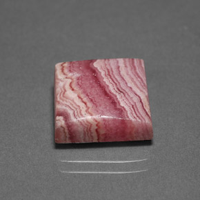 10.68캐럿 천연 멀티컬러 로도크로사이트, 스퀘어, 12.4×11.7 mm, 불투명체