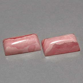 캐럿 천연 멀티컬러 로도크로사이트 보석, 바게트, 12.2×6.4 mm, 불투명체