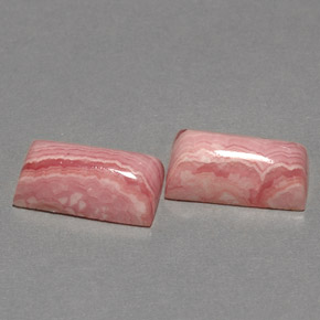 캐럿 천연 멀티컬러 로도크로사이트 보석, 바게트, 12.2×6.4 mm, 불투명체