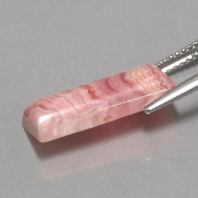 5.91캐럿 천연 다색 로도크로사이트, 바게트, 불투명체