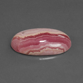 9.97캐럿 천연 멀티컬러 로도크로사이트, 타원형 컷, 19.8×10.6 mm, 불투명체
