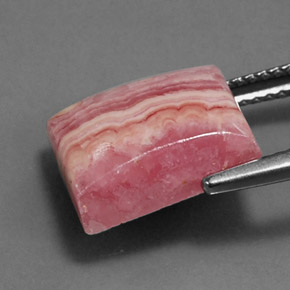 8.90캐럿 천연 다색 로도크로사이트, 바게트, 불투명체