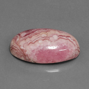 9.12캐럿 천연 멀티컬러 로도크로사이트, 타원형 컷, 17.3×10.3 mm, 불투명체