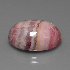 16.68캐럿 천연 멀티컬러 로도크로사이트, 타원형 컷, 18×13 mm, 불투명체