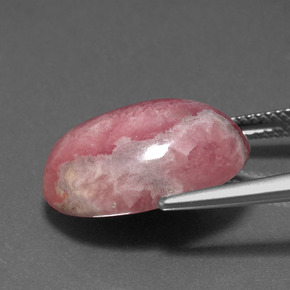 14.57캐럿 천연 멀티컬러 로도크로사이트, 타원형 컷, 17.7×12.8 mm, 불투명체