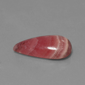 14.09캐럿 천연 멀티컬러 로도크로사이트, 배 모양, 22.4×11.5 mm, 불투명체
