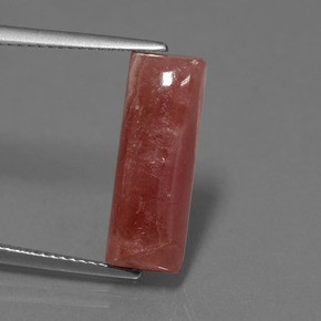 7.67캐럿 천연 멀티컬러 로도크로사이트, 바게트, 18.1×6.6 mm, 불투명체