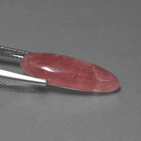 8.15캐럿 천연 멀티컬러 로도크로사이트, 멋진 모양, 22.2×7.9 mm, 불투명체
