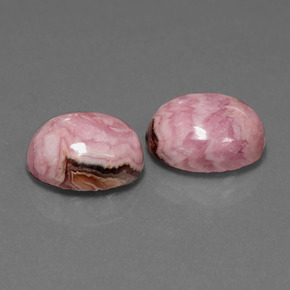 12.47캐럿 천연 멀티컬러 로도크로사이트 보석, 타원형 컷, 12×10.2 mm, 불투명체