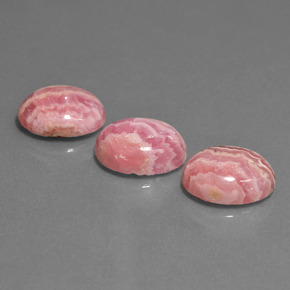 캐럿 천연 멀티컬러 로도크로사이트 보석, 타원형 컷, 12.2×10.1 mm, 불투명체