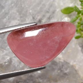 15.47캐럿 천연 멀티컬러 로도크로사이트, 트릴리언, 21.9×13.4 mm, 투명한