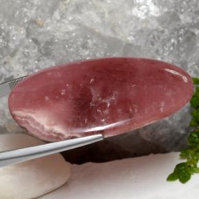 72.82캐럿 천연 멀티컬러 로도크로사이트, 멋진 모양, 45×26.3 mm, 투명한