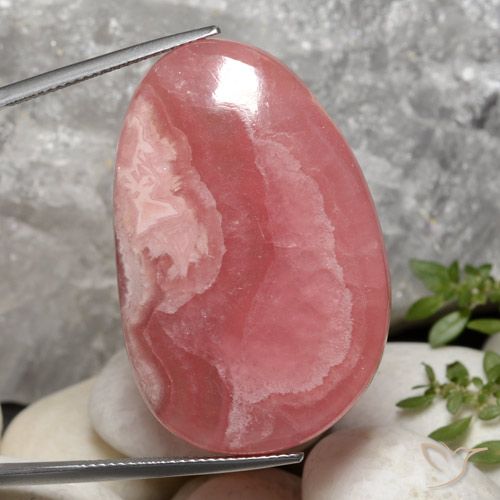 58.47ct 자연스러운 다색 로도크로사이트, 팬시한, 투명한