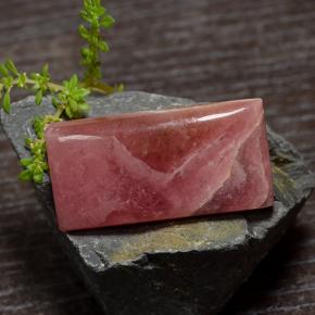 45.48캐럿 천연 멀티컬러 로도크로사이트, 바게트, 32.9×16.7 mm, 투명한