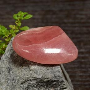 24.73캐럿 천연 다색 로도크로사이트, 멋진 모양, 투명한