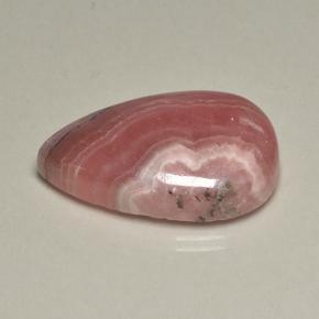 45.95캐럿 천연 멀티컬러 로도크로사이트, 배 모양, 31.1×19.7 mm, 투명한