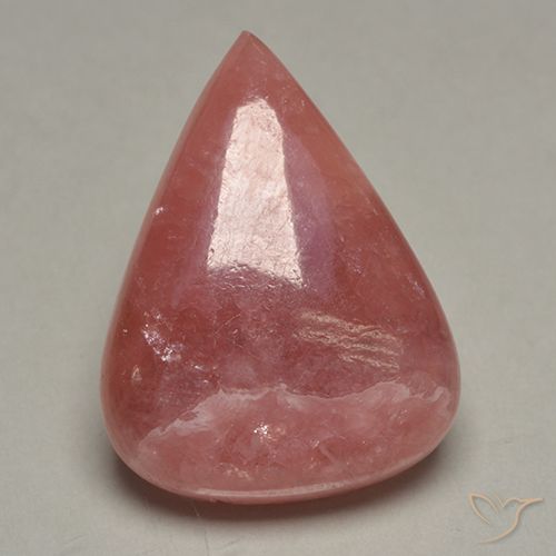 28.99ct 자연스러운 다색 로도크로사이트, 배 모양, 투명한