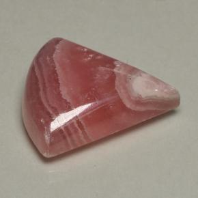 17.89캐럿 천연 멀티컬러 로도크로사이트, 트릴리언, 19.8×19.3 mm, 투명한