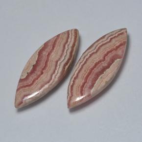 17.70캐럿 천연 멀티컬러 로도크로사이트 보석, 마퀴즈, 23.4×8.7 mm, 투명한