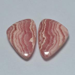 20.48캐럿 천연 멀티컬러 로도크로사이트 보석, 멋진 모양, 18.2×13.1 mm, 투명한