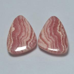 20.48캐럿 천연 멀티컬러 로도크로사이트 보석, 멋진 모양, 18.2×13.1 mm, 투명한