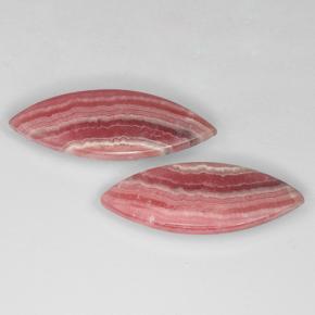 20.88캐럿 천연 멀티컬러 로도크로사이트 보석, 마퀴즈, 27.5×10 mm, 투명한