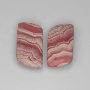 22.66캐럿 천연 멀티컬러 로도크로사이트 보석, 멋진 모양, 19.5×10.8 mm, 투명한