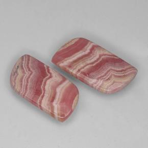 22.66캐럿 천연 멀티컬러 로도크로사이트 보석, 멋진 모양, 19.5×10.8 mm, 투명한