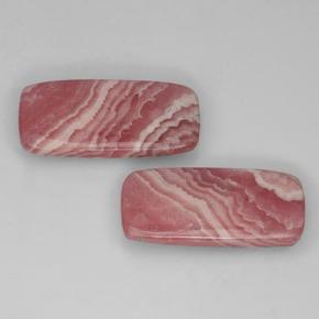 24.93캐럿 천연 다색 로도크로사이트 보석, 쿠션 컷, 투명한