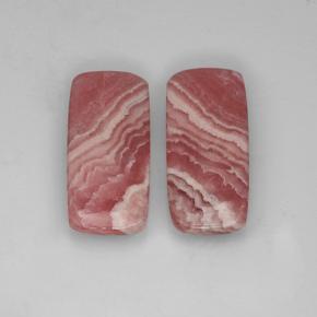 24.93캐럿 천연 다색 로도크로사이트 보석, 쿠션 컷, 투명한